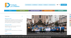 Desktop Screenshot of fundaciondiabetes.org
